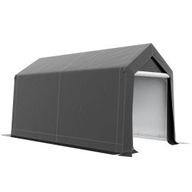 Outsunny 7' x 12' Garden Storage Tent, Heavy Duty Outdoor Shed