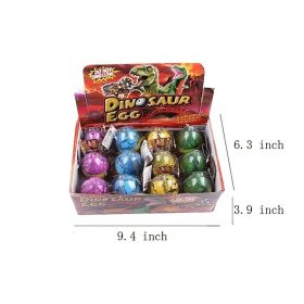 Set; Large Dinosaur Eggs; Hatching Dinosaur Toys; Hatching In Water Easter Dinosaur Eggs Party Gift (Quantity: 12 Eggs)